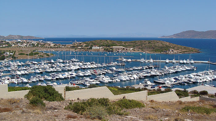 Lavrio port in Athens, Greece